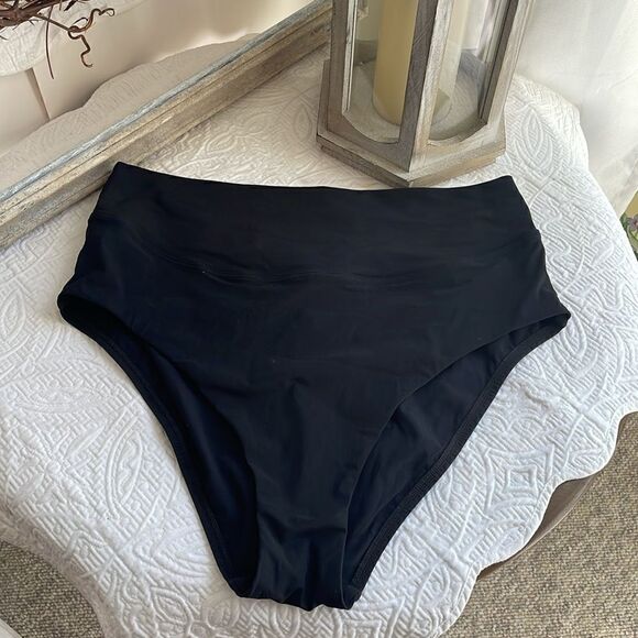 Skinny Dippers Black Swim Bottoms - XL - Picture 4 of 5
